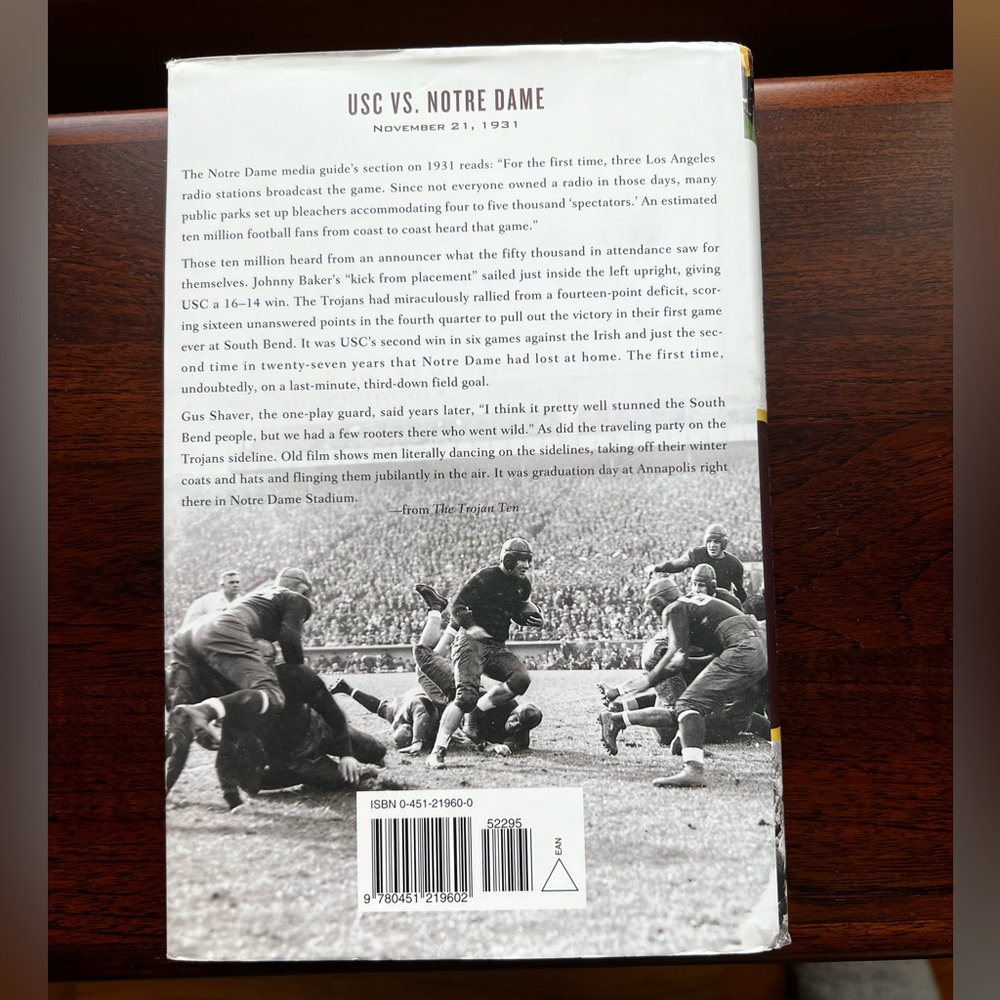 3/$24 Hardcover Book The Trojan Ten by Barry LeBrock (USC Football) - Picture 2 of 7